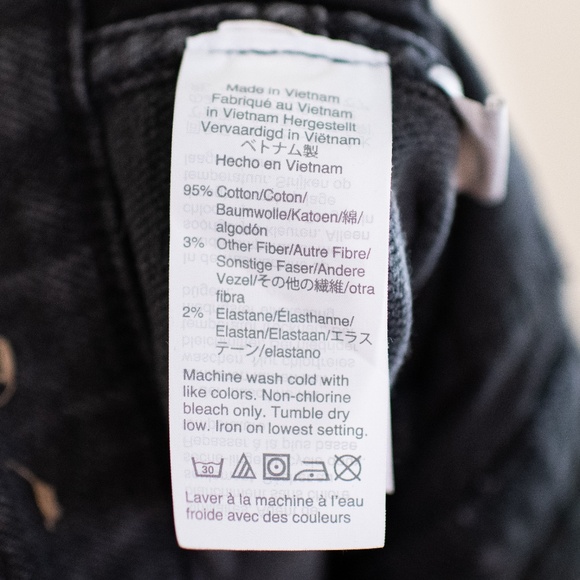 Madewell Washed Black 10" High-Rise Skinny Jeans - Picture 3 of 4